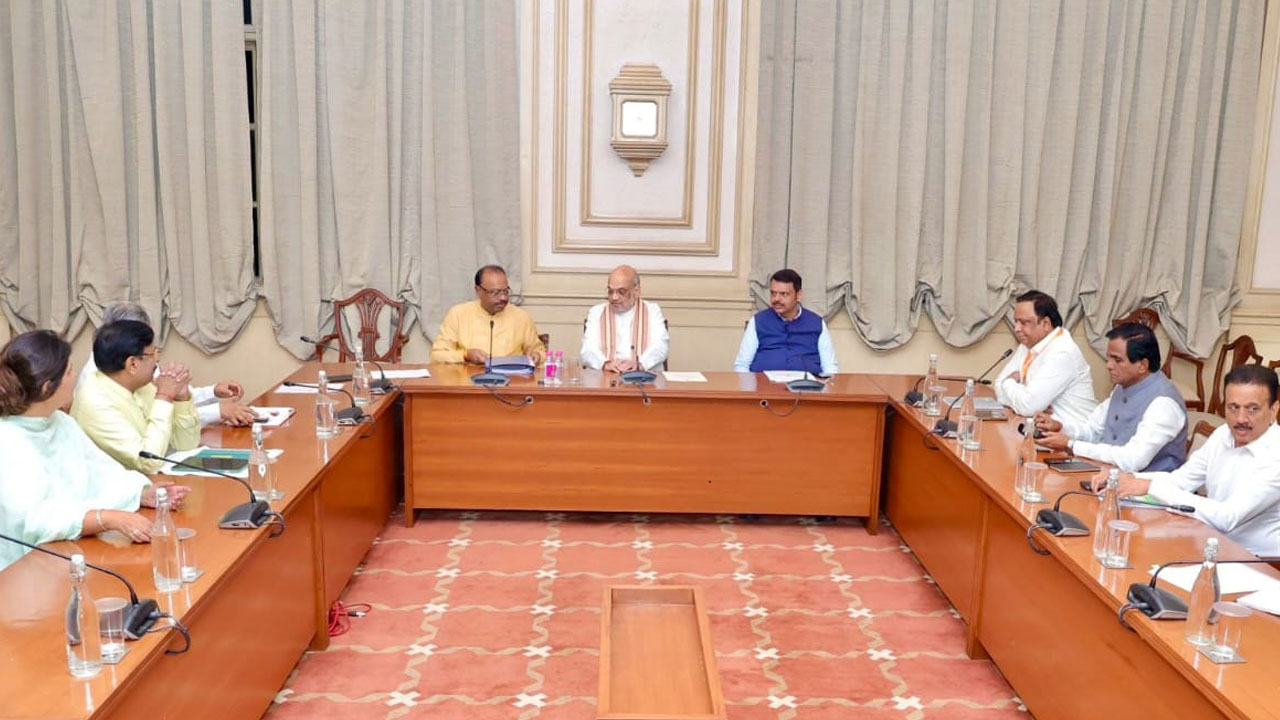 Amit Shah का महाराष्ट्र दौरा