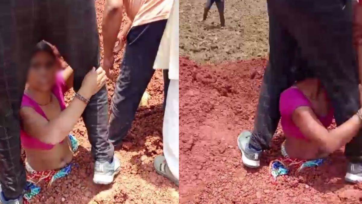 रीवा में तालिबानी हरकत: महिलाओं को जमीन में गाड़ने का वीडियो वायरल