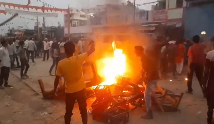 बहराइच में दुर्गा प्रतिमा विसर्जन